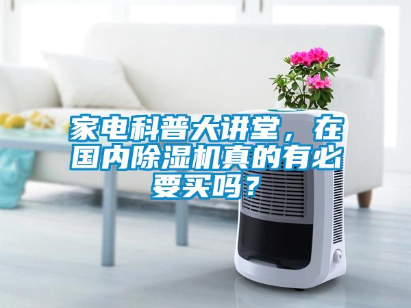 家電科普大講堂，在國(guó)內(nèi)除濕機(jī)真的有必要買嗎？