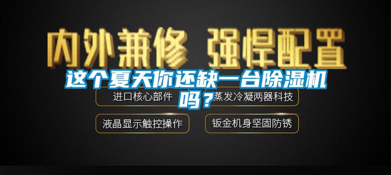 這個(gè)夏天你還缺一臺(tái)除濕機(jī)嗎？