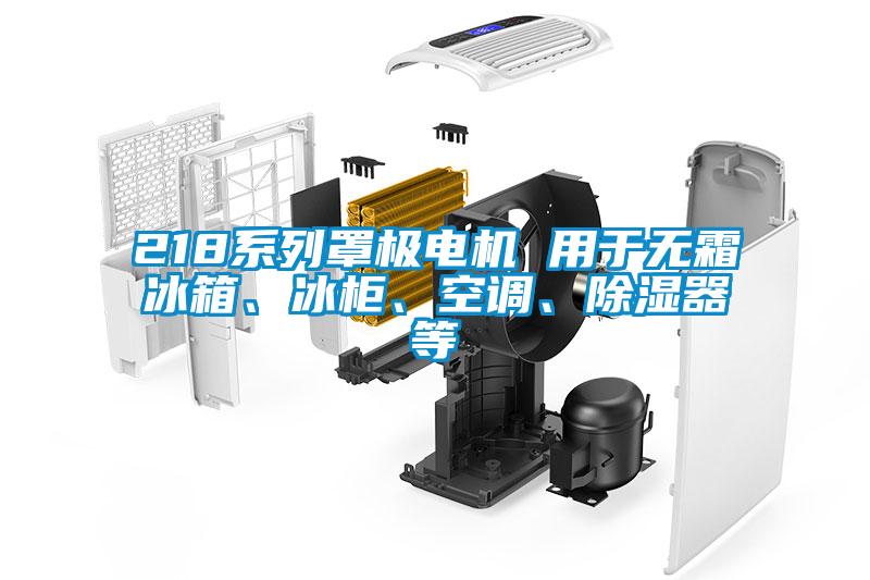 218系列罩極電機(jī) 用于無霜冰箱、冰柜、空調(diào)、除濕器等