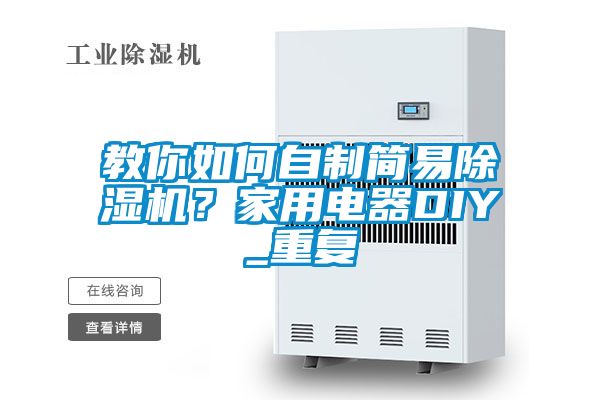 教你如何自制簡易除濕機？家用電器DIY_重復(fù)