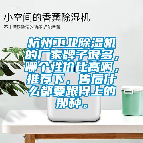 杭州工業(yè)除濕機的廠家牌子很多，哪個性價比高啊，推薦下，售后什么都要跟得上的那種。