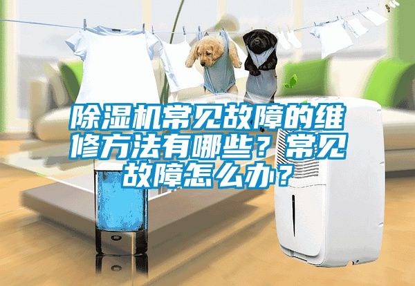 除濕機(jī)常見故障的維修方法有哪些？常見故障怎么辦？